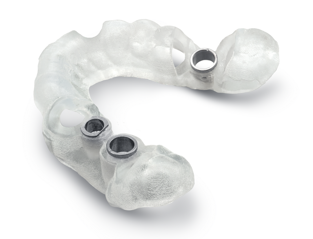 Translucent 3D-printed dental surgical guide